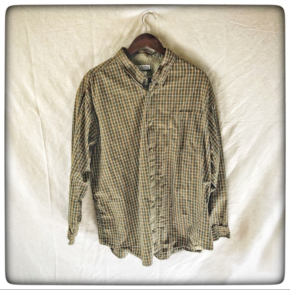 Columbia Mens XXL Button Front Shirt
